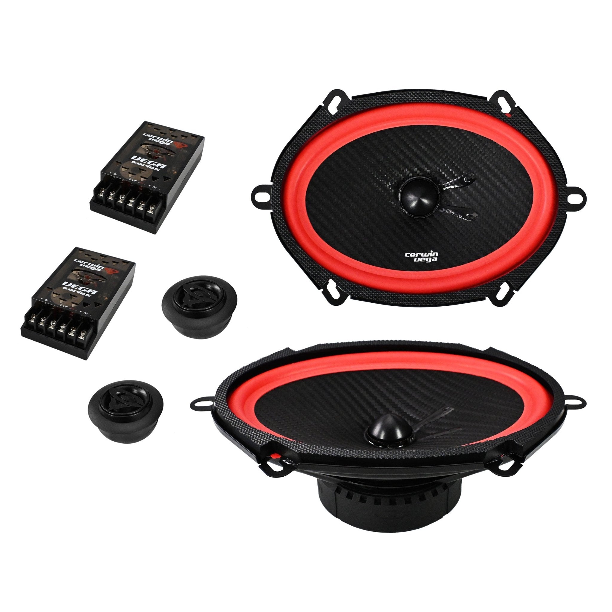 Vega 6×8" 2-WAY COMPONENT FULL RANGE SPEAKER SYSTEM (4Ω)- V68C
